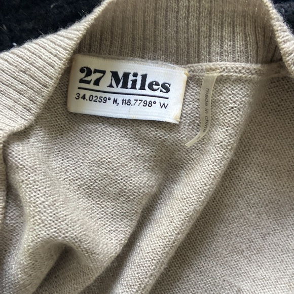 Anthropologie 27 Miles Asymmetrical Sweater Size Small - Picture 7 of 9